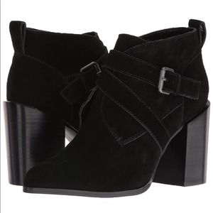 Nine West Black Leather Kelela Boots